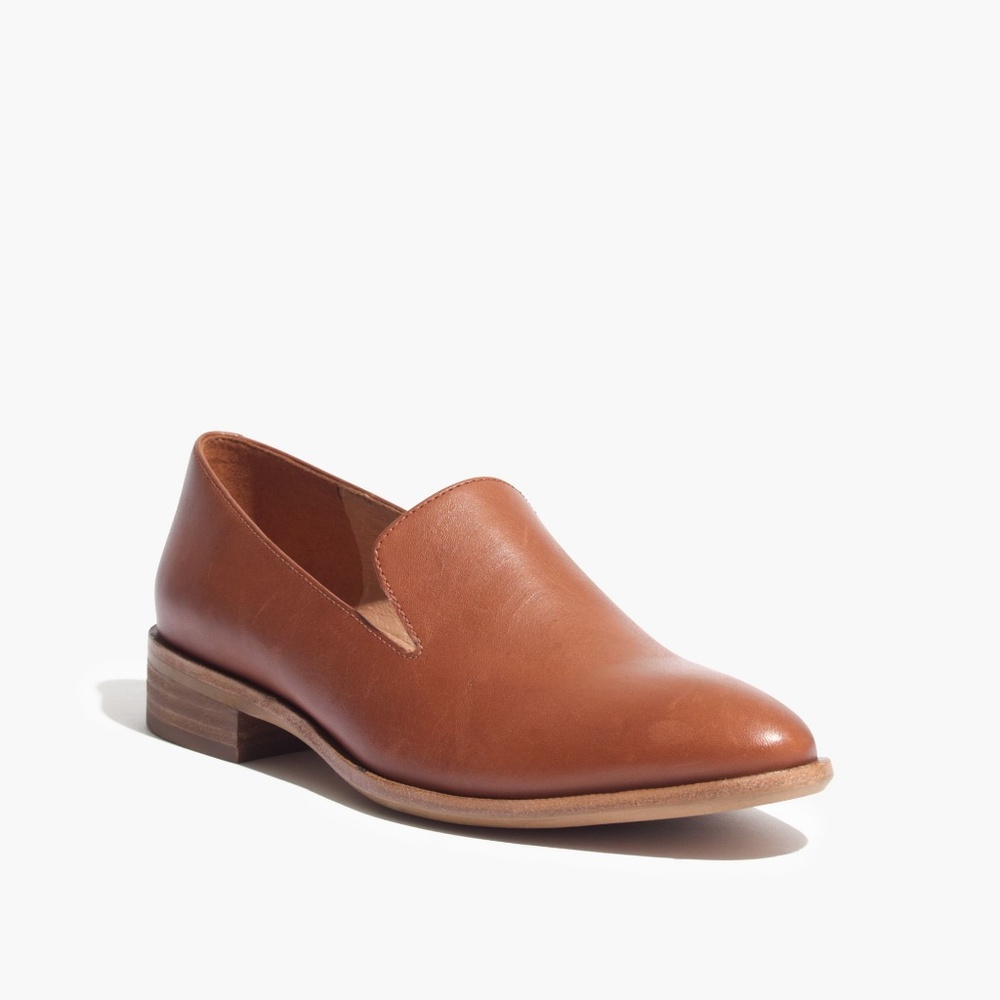 Madewell Orson Leather Loafer (brown, 11)